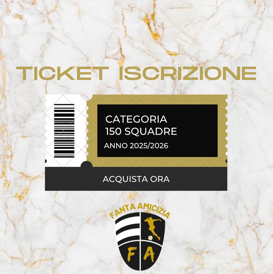 FANTA AMICIZIA TICKET